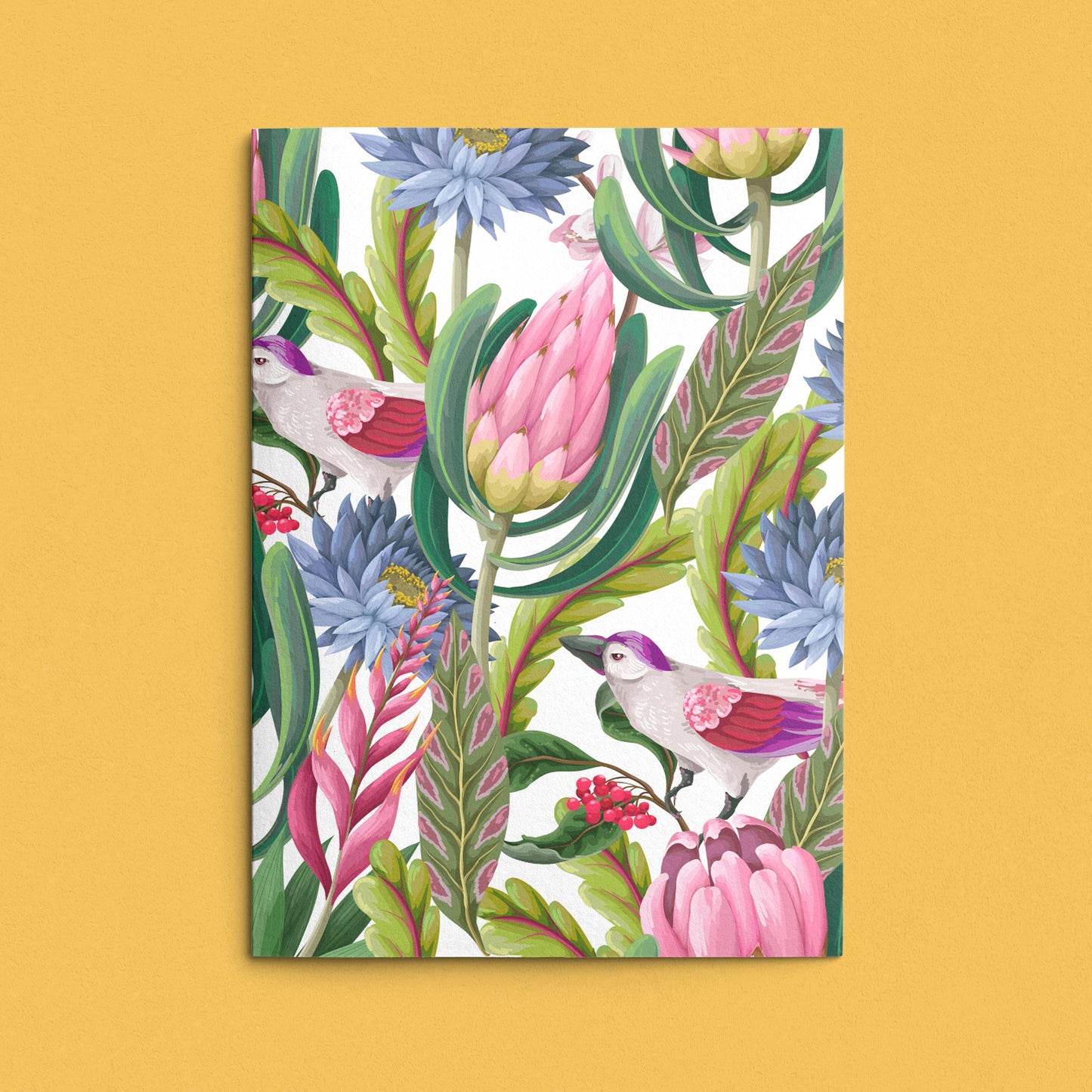 Birds in Bloom Greeting Cards