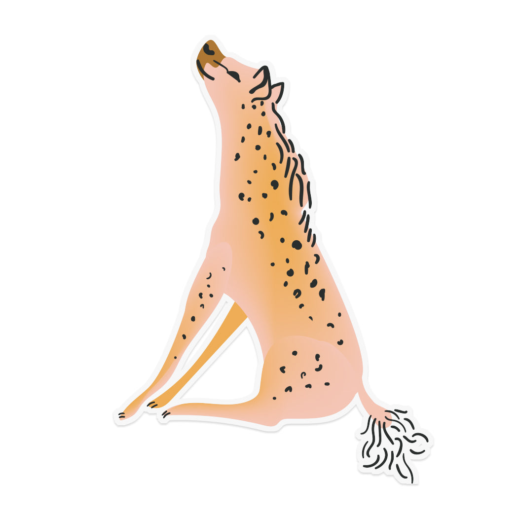 Hazel the Hyena Sticker