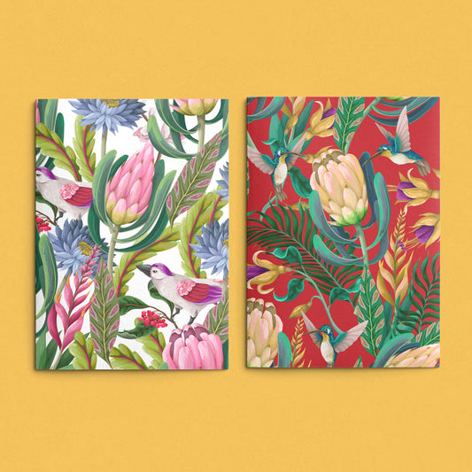 Birds in Bloom Greeting Cards