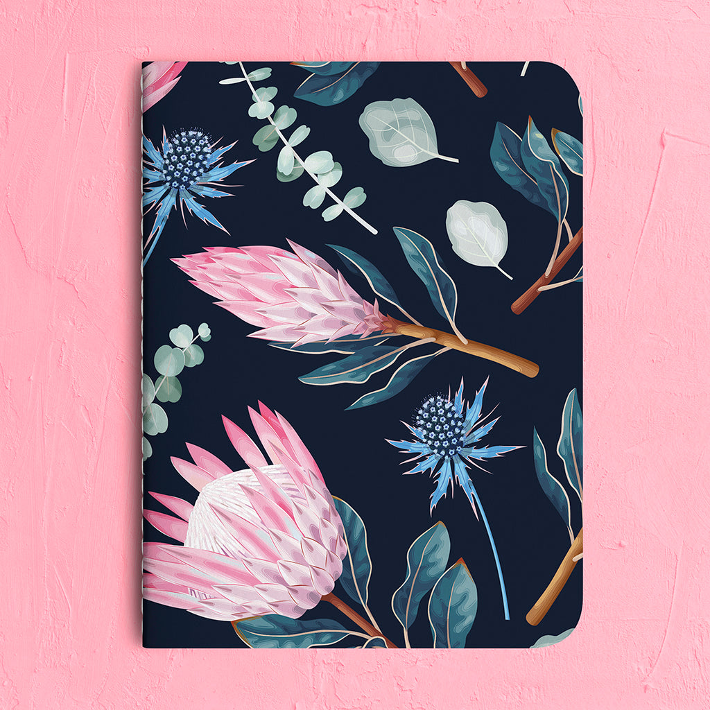 Indigo Bloom Notebook