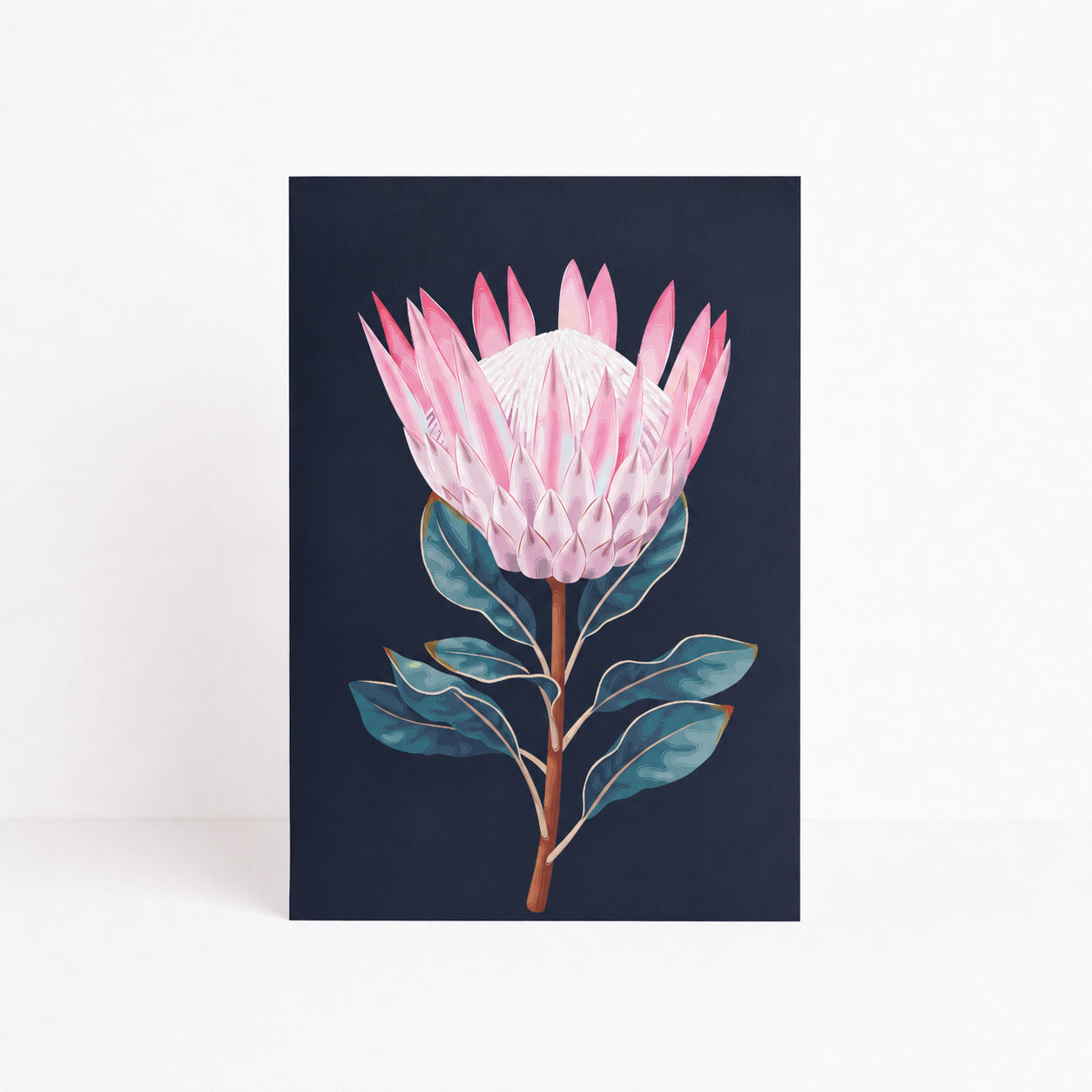 Indigo Bloom Greeting Cards